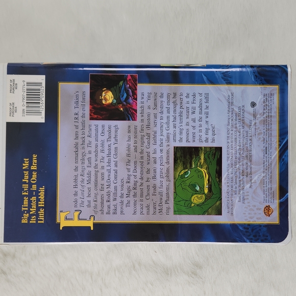 Return Of The King Animated 1979 LOTR Collectible VHS from 1996 WB - Picture 5 of 15